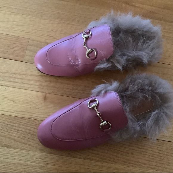 Gucci Princetown Fur Loafers - Picture 13 of 15